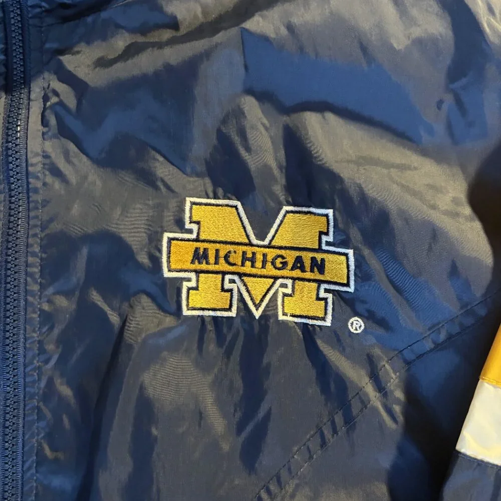 Vintage Starter Michigan Wolverines‎ Windbreaker Jacket